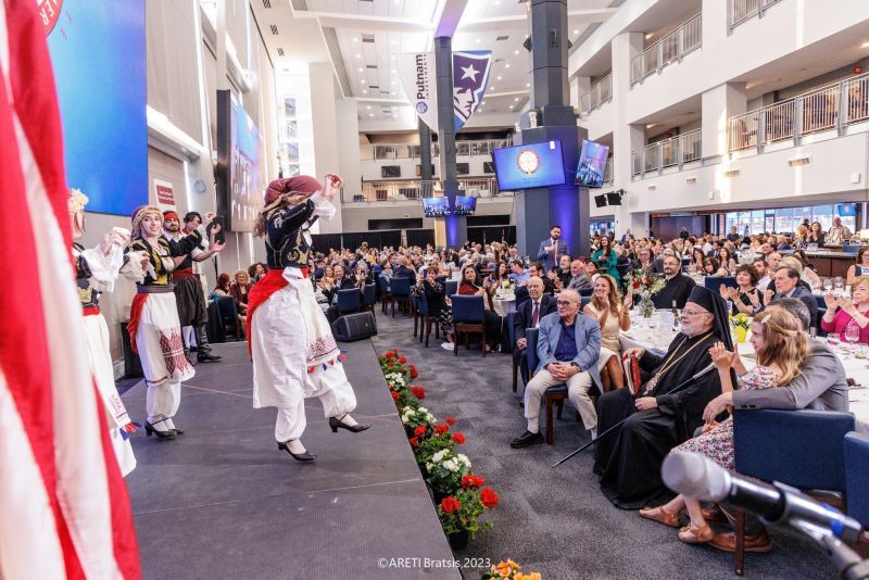 Awarding of 2 scholarships for the year 2023 of the charity foundation of Tsamantiotes emigrants Worcester Mass., "Saint George"